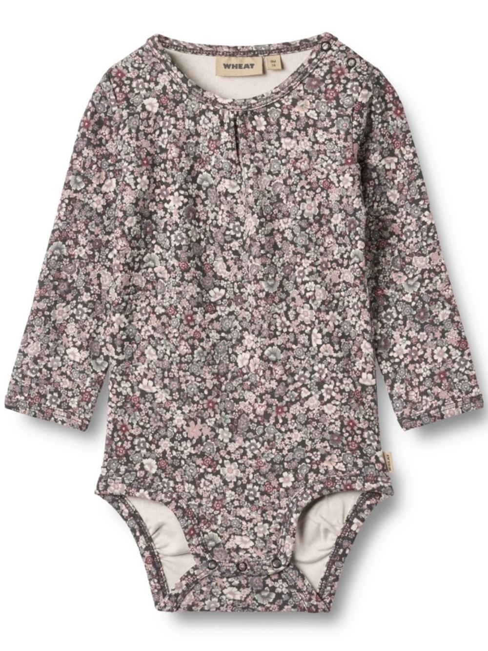 Wheat ‘purple stones flowers’ body liv bodysuit